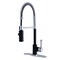 Gourmetier LS8777DPL Paris Single-Handle Pre-Rinse Kitchen Faucet, Black/ Chrome LS8777DPL - alternate 1